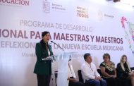 Docentes comparten en Michoacán experiencias de la Nueva Escuela Mexicana