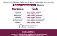 En mayo, vacunación contra COVID-19 en 86 municipios de Michoacán