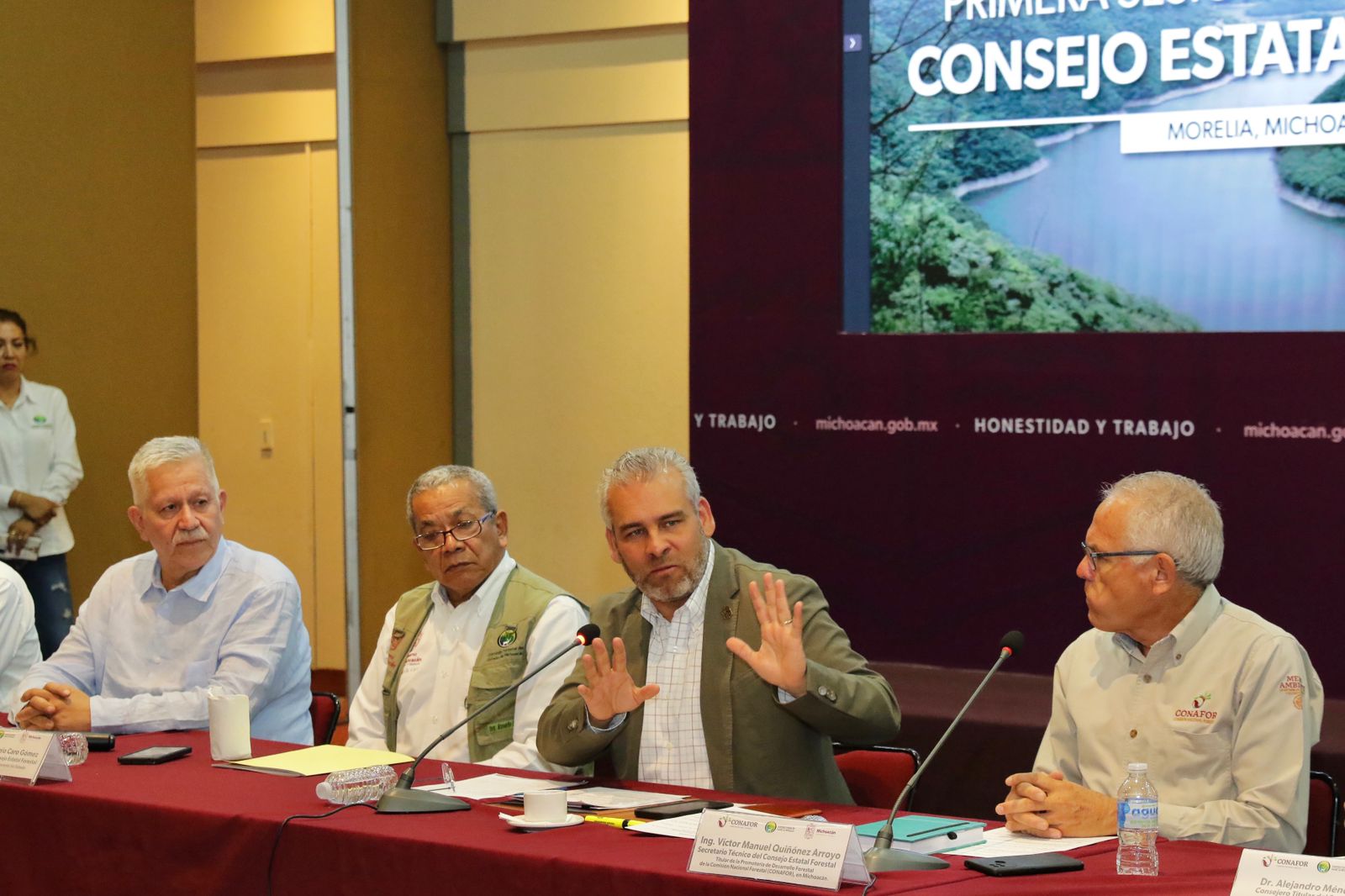 Reitera Bedolla coordinación para la conservación ambiental de Michoacán