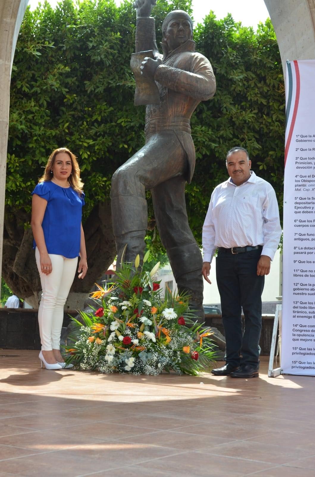 Gobierno de Jacona rinde Honores al Siervo de la Nación José María Morelos