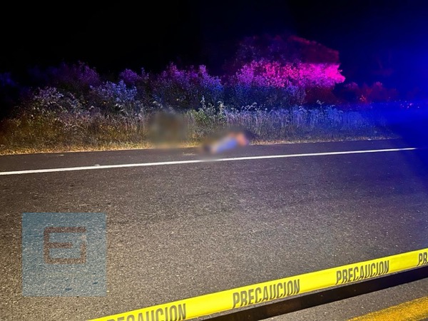 Abandonan un ejecutado en la carretera Jacona - Los Reyes