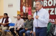 Morón, firme en cumplir en Michoacán encomienda de Claudia Sheinbaum