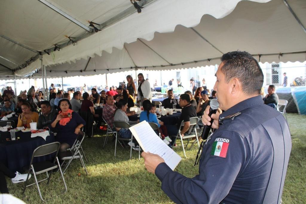 El Presidente Carlos Soto reconoció la labor de los elementos de Seguridad Pública y Tránsito Municipal.