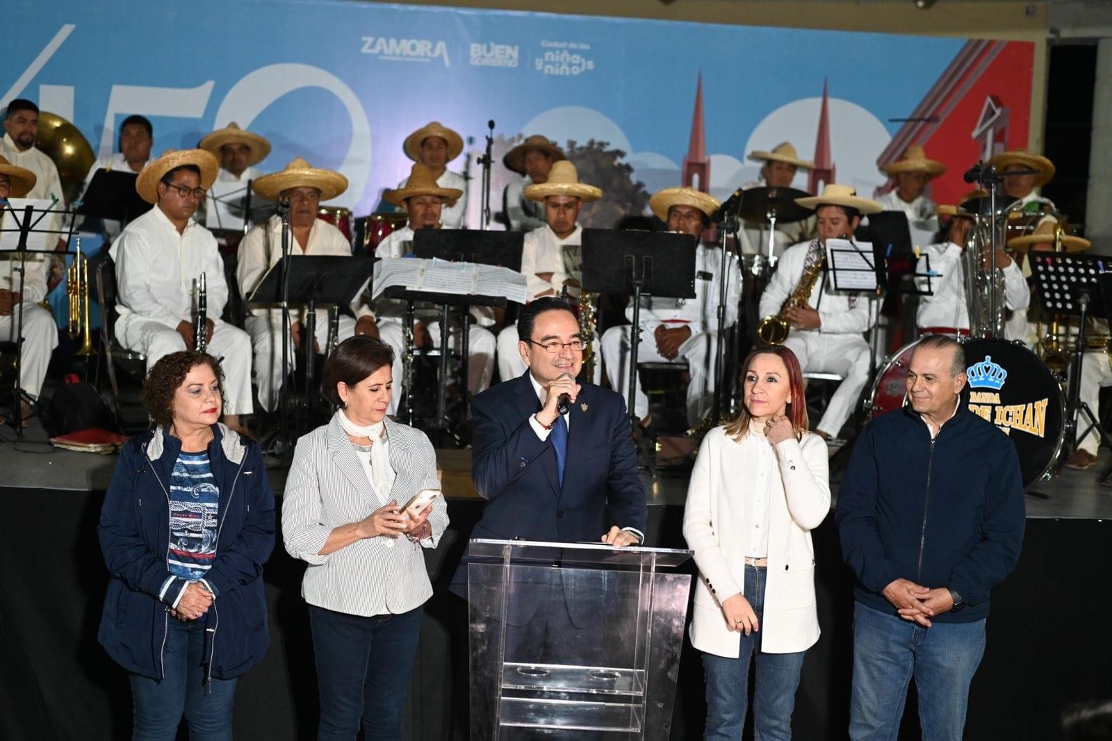 Carlos Soto puso en marcha eventos alusivos al 450 Aniversario de la Fundación de Zamora