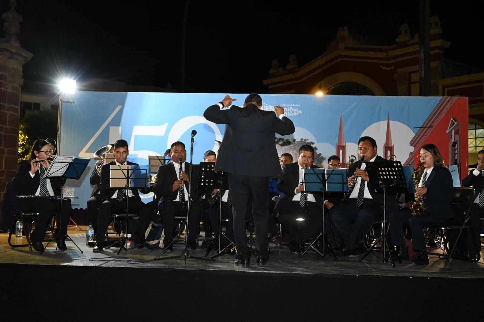 Gran presentación de Banda Sinfónica de la Secretaría de Seguridad Pública del Estado de Michoacán por el 450 Aniversario de la Fundación de Zamora.