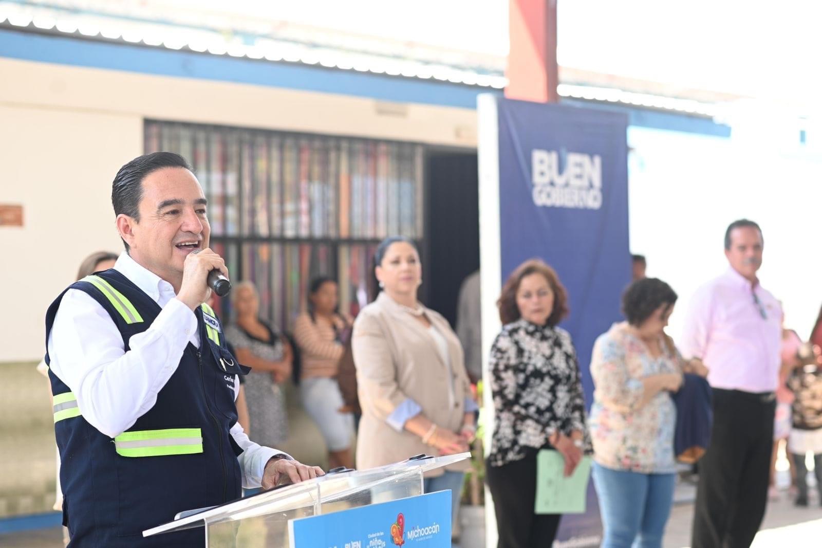 Carlos Soto reinaugura escuela José María Morelos; Gobierno Estatal invirtió casi 13 mdp