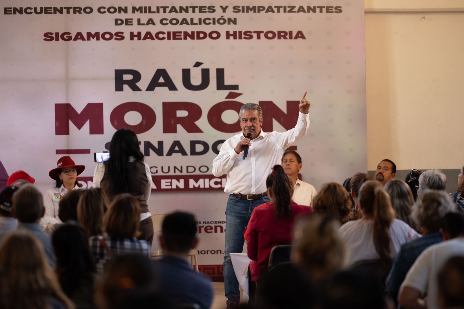 El pueblo será el autor de la transformación de Morelia y Michoacán, señala Morón