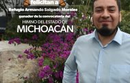 Gana Armando Salgado Morales certamen del Himno de Michoacán