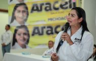 Vamos a defender la democracia y el voto libre afirma Araceli Saucedo en Pátzcuaro