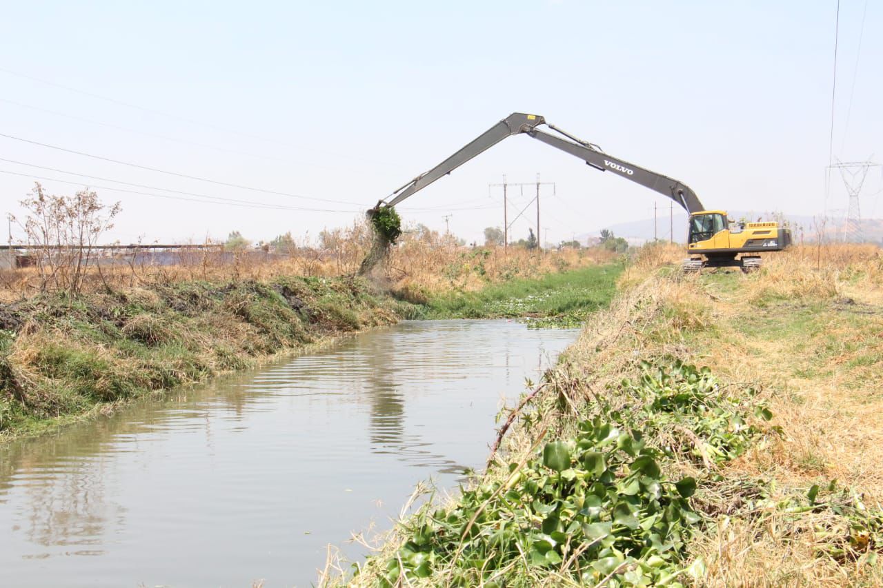 Inician limpieza de drenes y canales para evitar inundaciones en temporal de lluvias