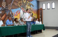 Excelente recibimiento de la Comunidad Agraria de Zamora a Carlos Soto 