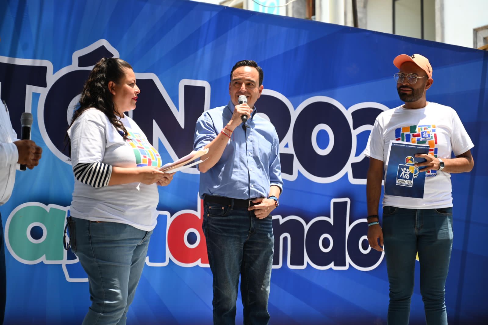 Carlos Soto participa y apoya con entusiasmo causa del PROMOTON 