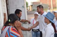 Colonias San Pedro y Arcoiris se convencen con propuestas de Domingo Méndez