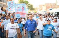 Masivo Apoyo para Carlos Soto en la Colonia Valencia 