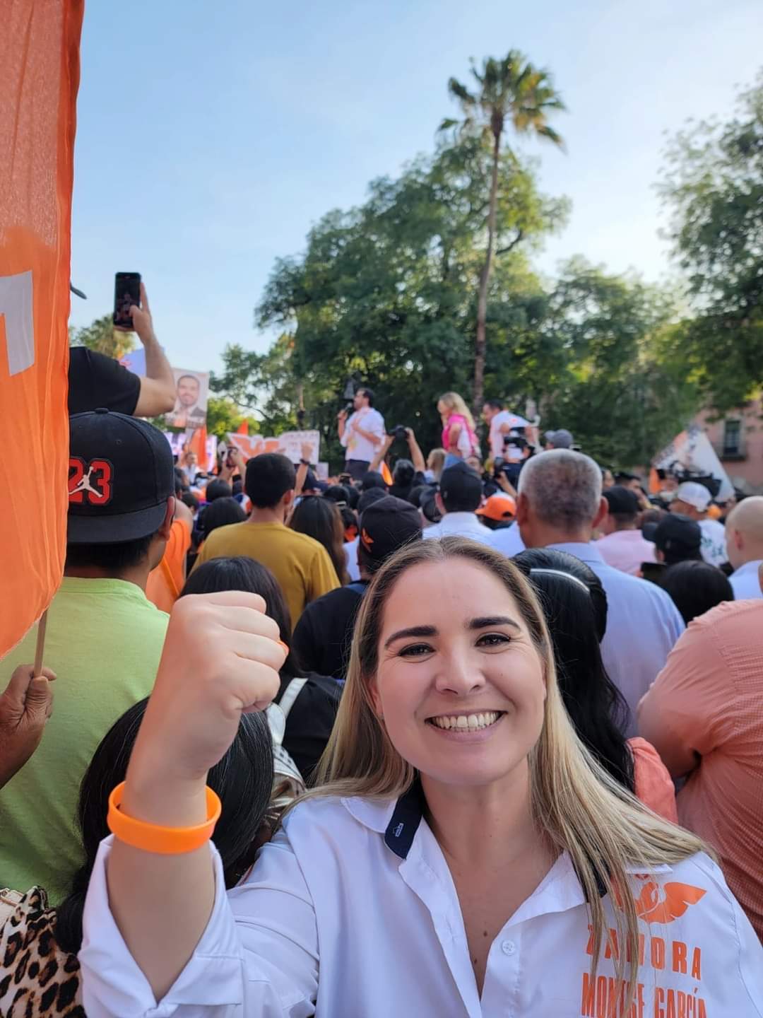Máynez cobija plenamente a la candidata a diputada local por Zamora Montse García