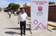 Inauguran pavimentación de la calle Paracho en Los Sabinos de Jacona