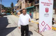 Compromiso cumplido de Isidoro Mosqueda, inaugura la pavimentación de calle Paseo del Disparate