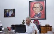 Bedolla participa en reunión virtual con Sheinbaum por huracán John