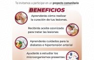 Invitan a jaconenses a participar en proyecto comunitario de salud, úlceras en piernas
