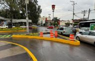 Concluyen trabajos de construcción de guarnición en calzada Zamora - Jacona