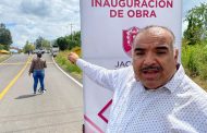Inauguran pavimentación de calle Líderes Campesinos en Tamándaro