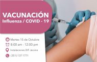 Realizarán en Jacona Jornada de vacunación contra COVID 19