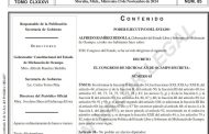 Tras publicación en el Periódico Oficial hoy entró en vigor reforma al Poder Judicial