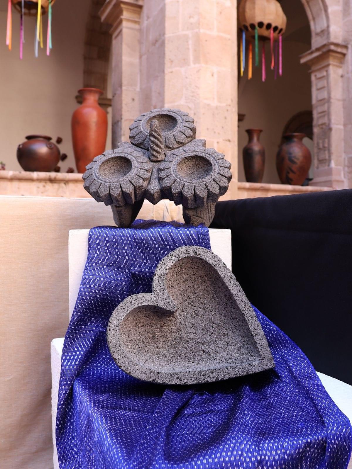 Hoy inicia la Feria del Molcajete de San Nicolás Obispo; encontrarás más de 70 diseños