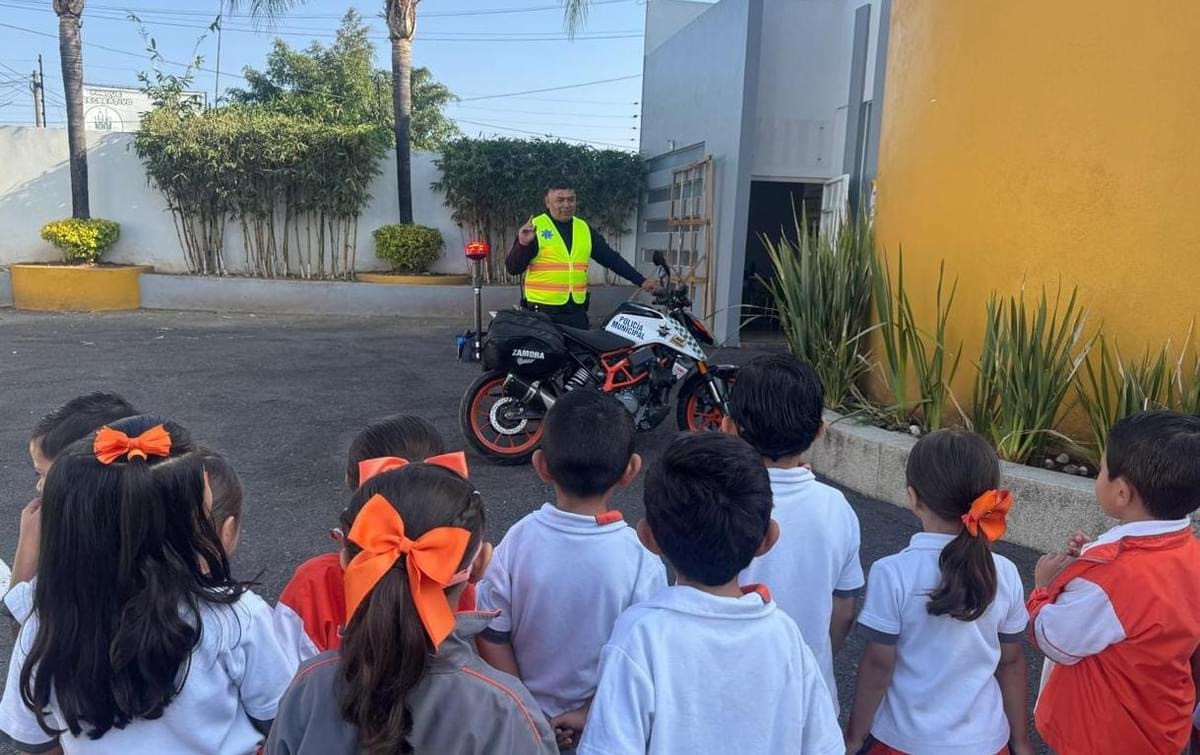 Impartieron curso de Educación Vial a alumnos de preescolar.