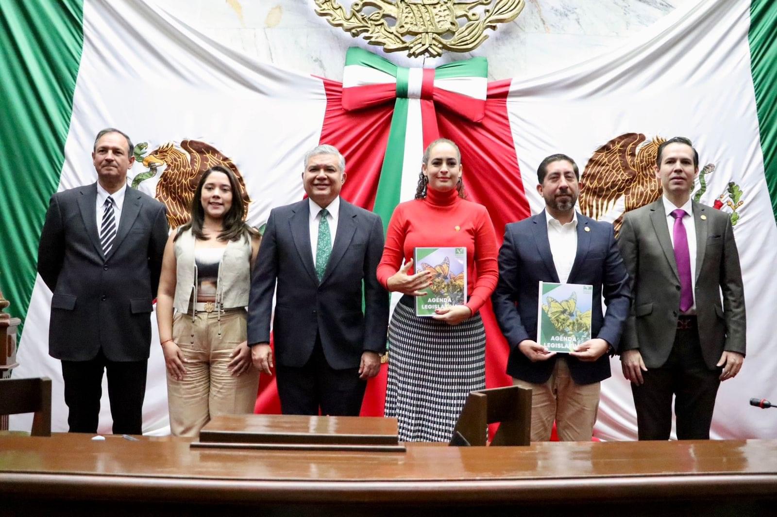 Partido Verde presentó cinco ejes de su agenda de trabajo para la LXXVI Legislatura de Michoacán