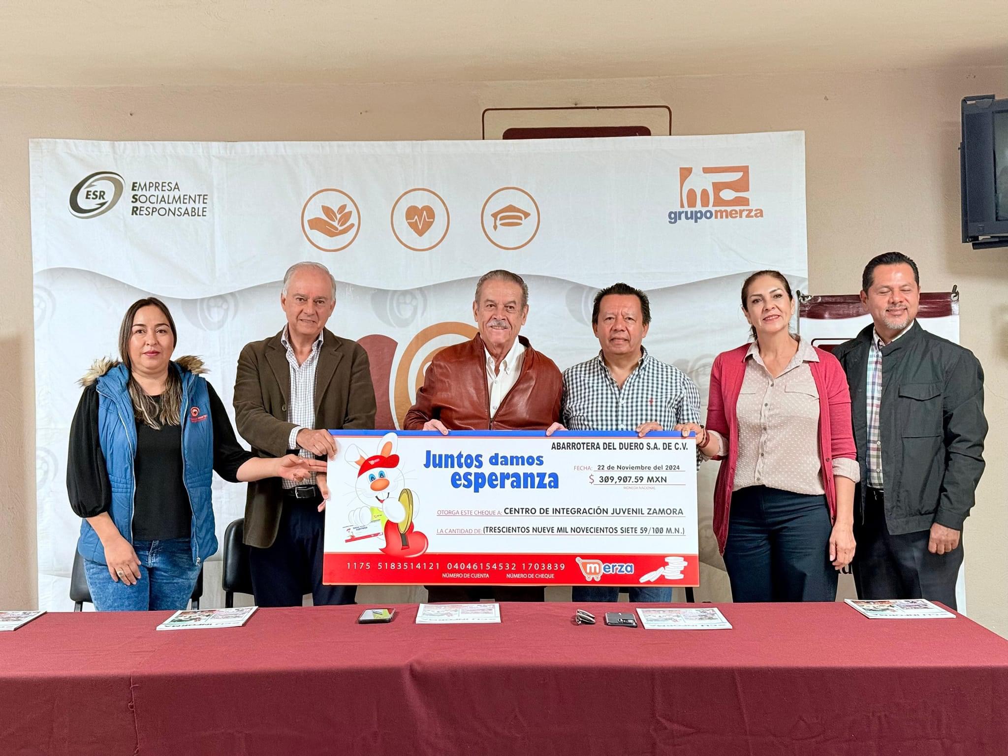 Redondeo Merza rinde frutos a favor de las juventudes de Zamora