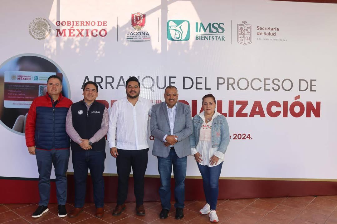 Arrancó la credencialización del programa IMSS Bienestar en Jacona