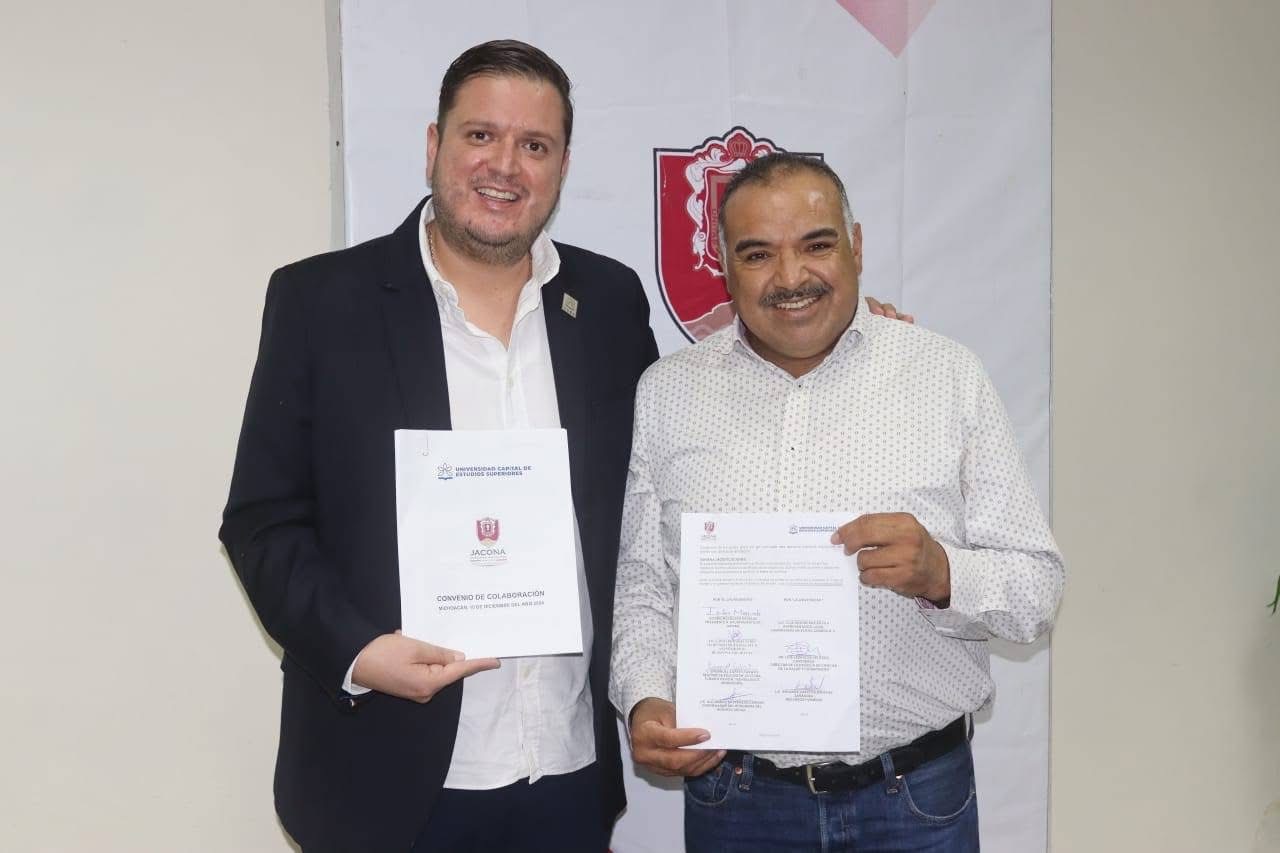Universidad Capital y Gobierno de Jacona firman convenio