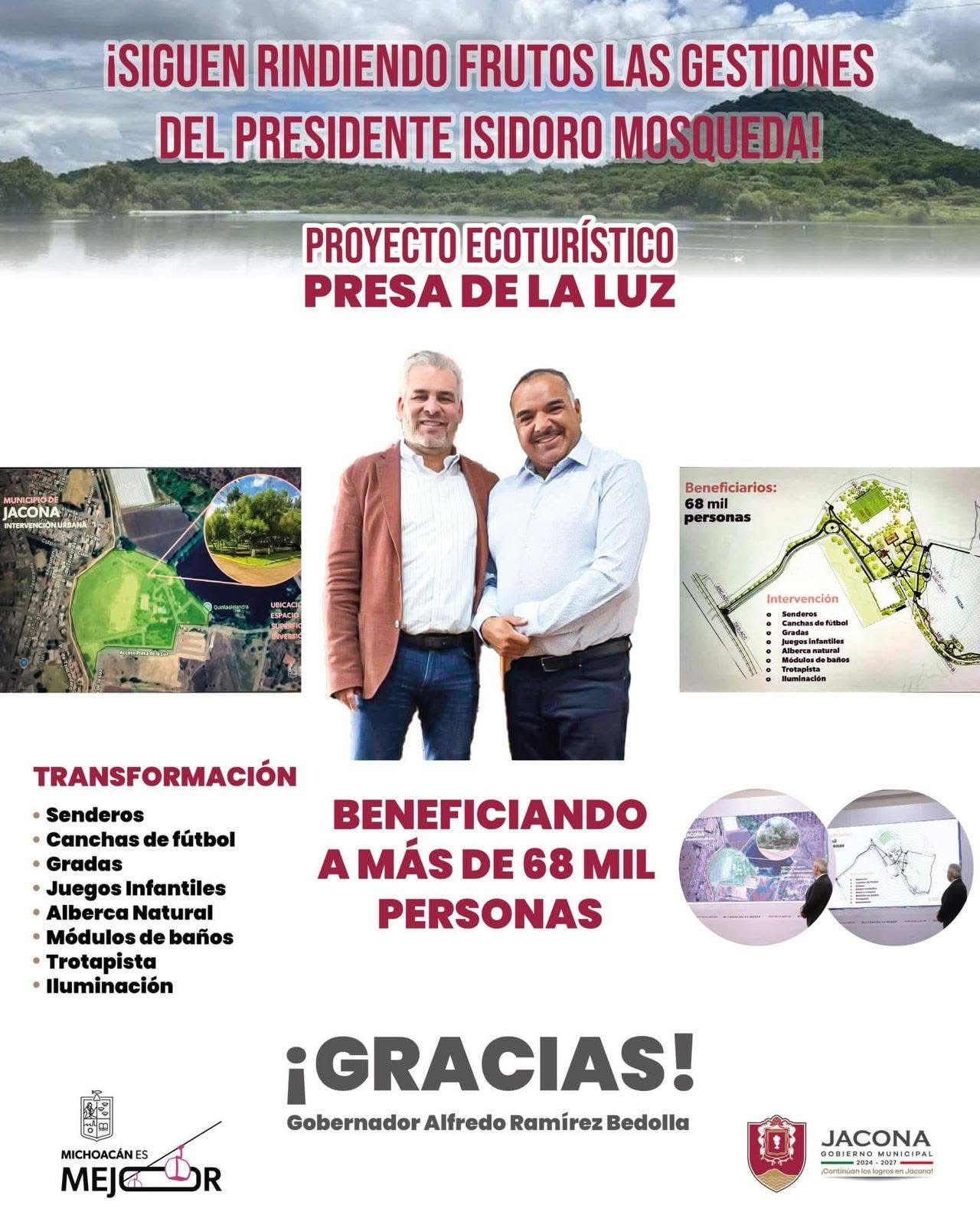¡Siguen rindiendo frutos las gestiones del Presidente Isidoro Mosqueda!