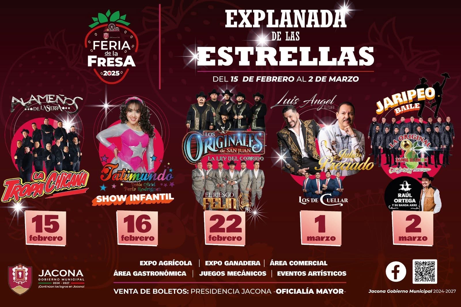 La “FERIA DE LA FRESA JACONA 2025”, ya está en puerta