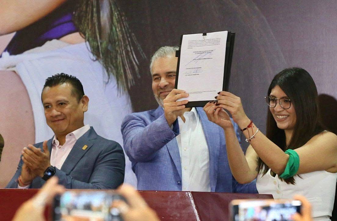 En 2024, Michoacán sentó precedente con despenalización aborto: Bedolla