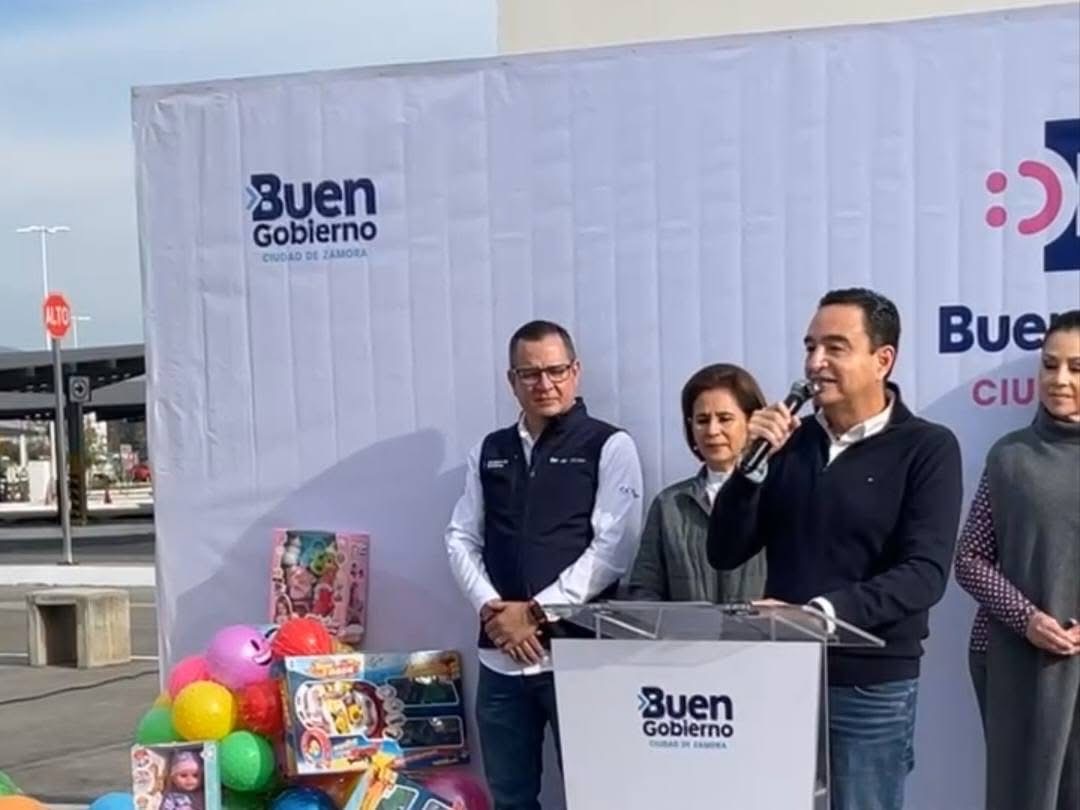 Llevan más de 39 mil juguetes a niños de escasos recursos de Zamora