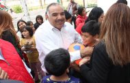 ¡Continúan llevando alegría y felicidad a los peques de Jacona!