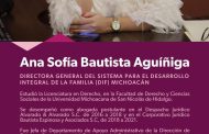 Nombra Bedolla a Sofía Bautista como nueva directora del DIF Michoacán