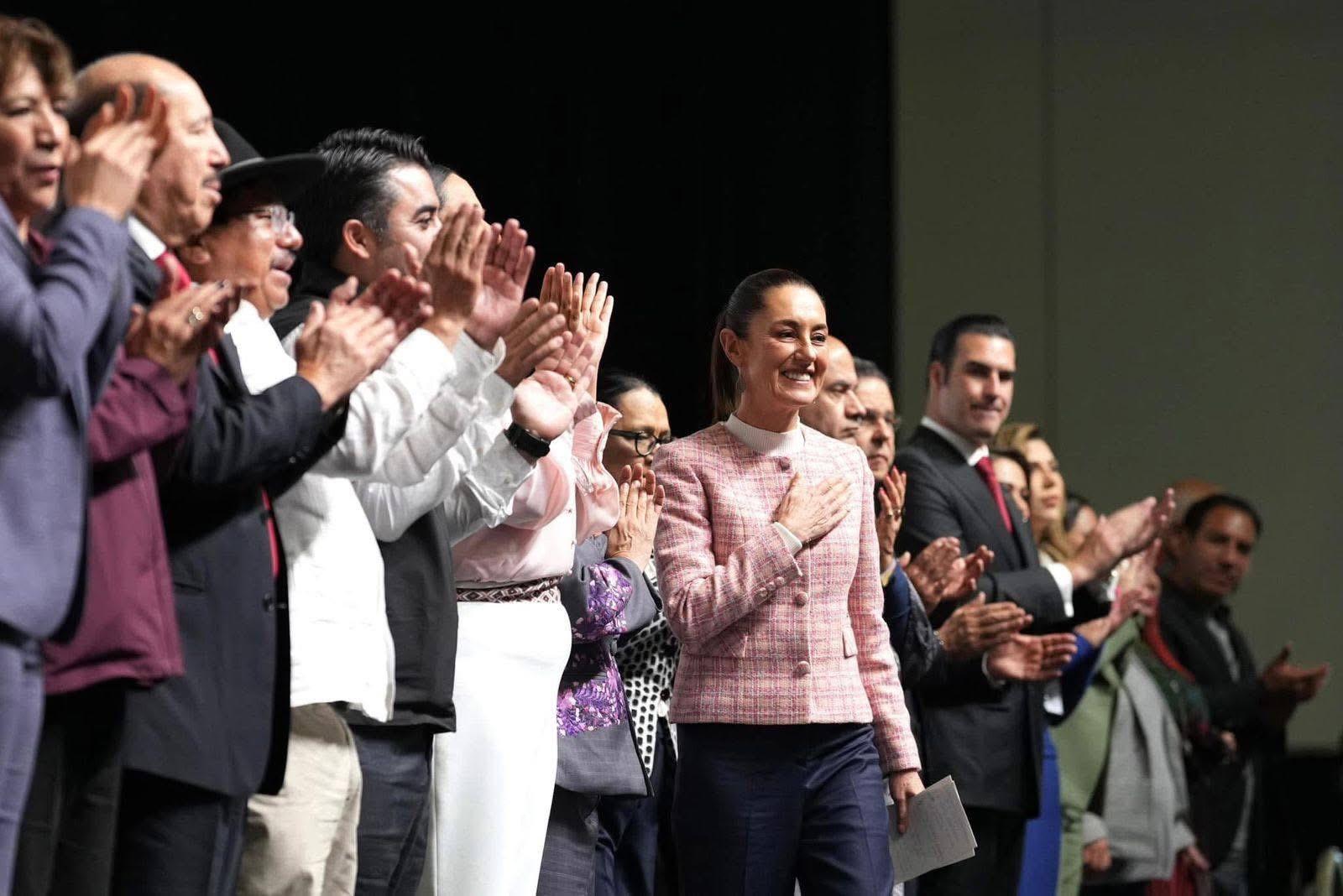 Isidoro Mosqueda acudió a la invitación de la Presidenta de México