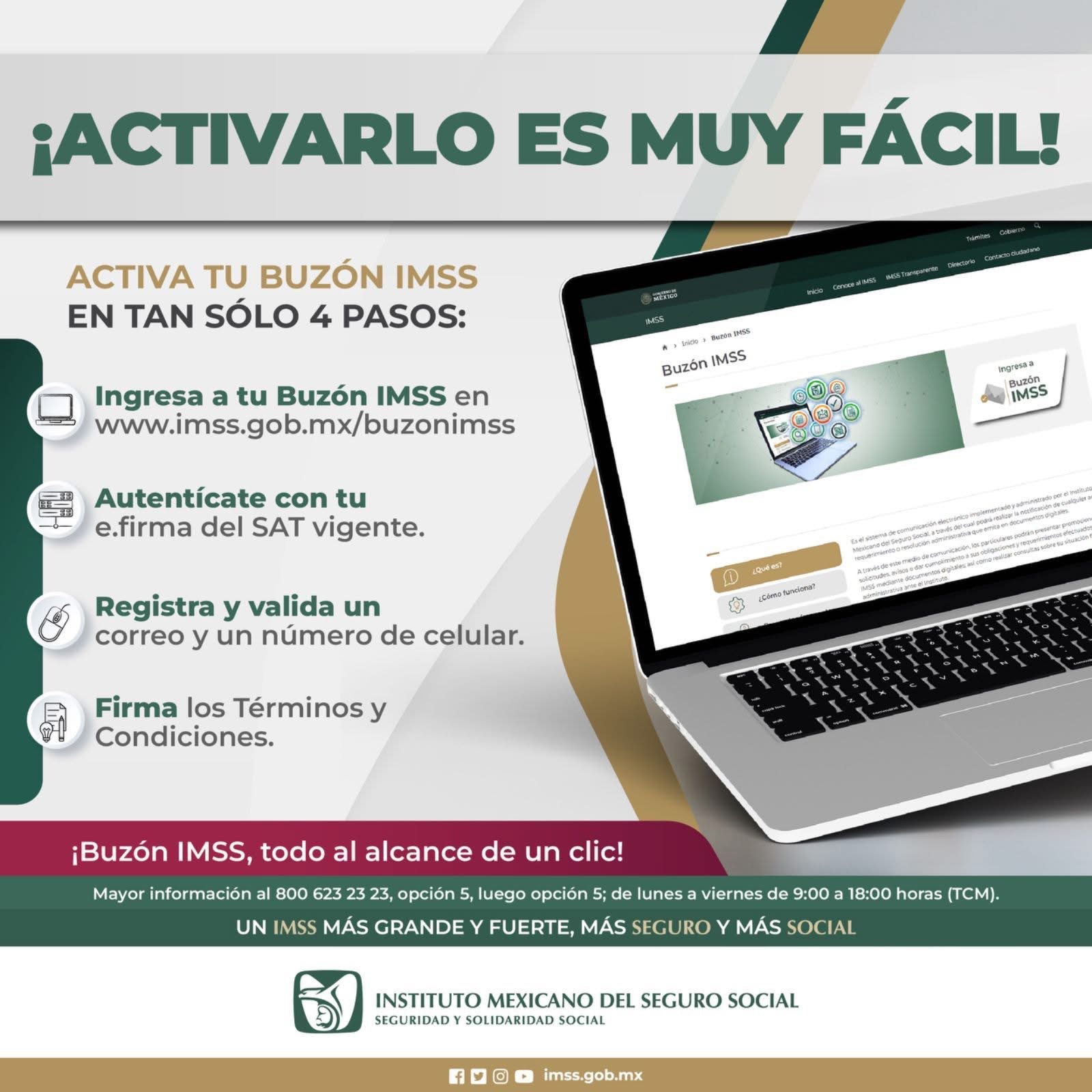 Invita IMSS Michoacán al sector patronal a activar su buzón