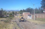 Mejoran condiciones de calles en la colonia Huertas Zamoranas