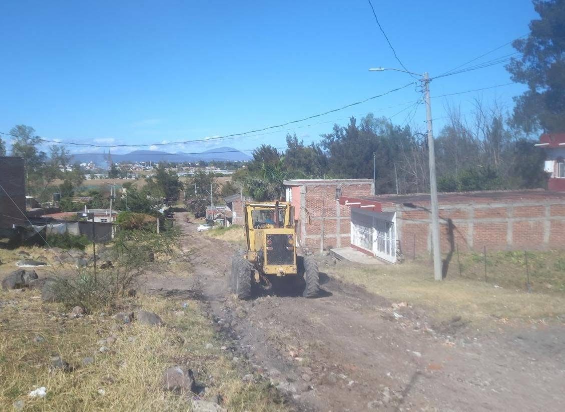 Mejoran condiciones de calles en la colonia Huertas Zamoranas