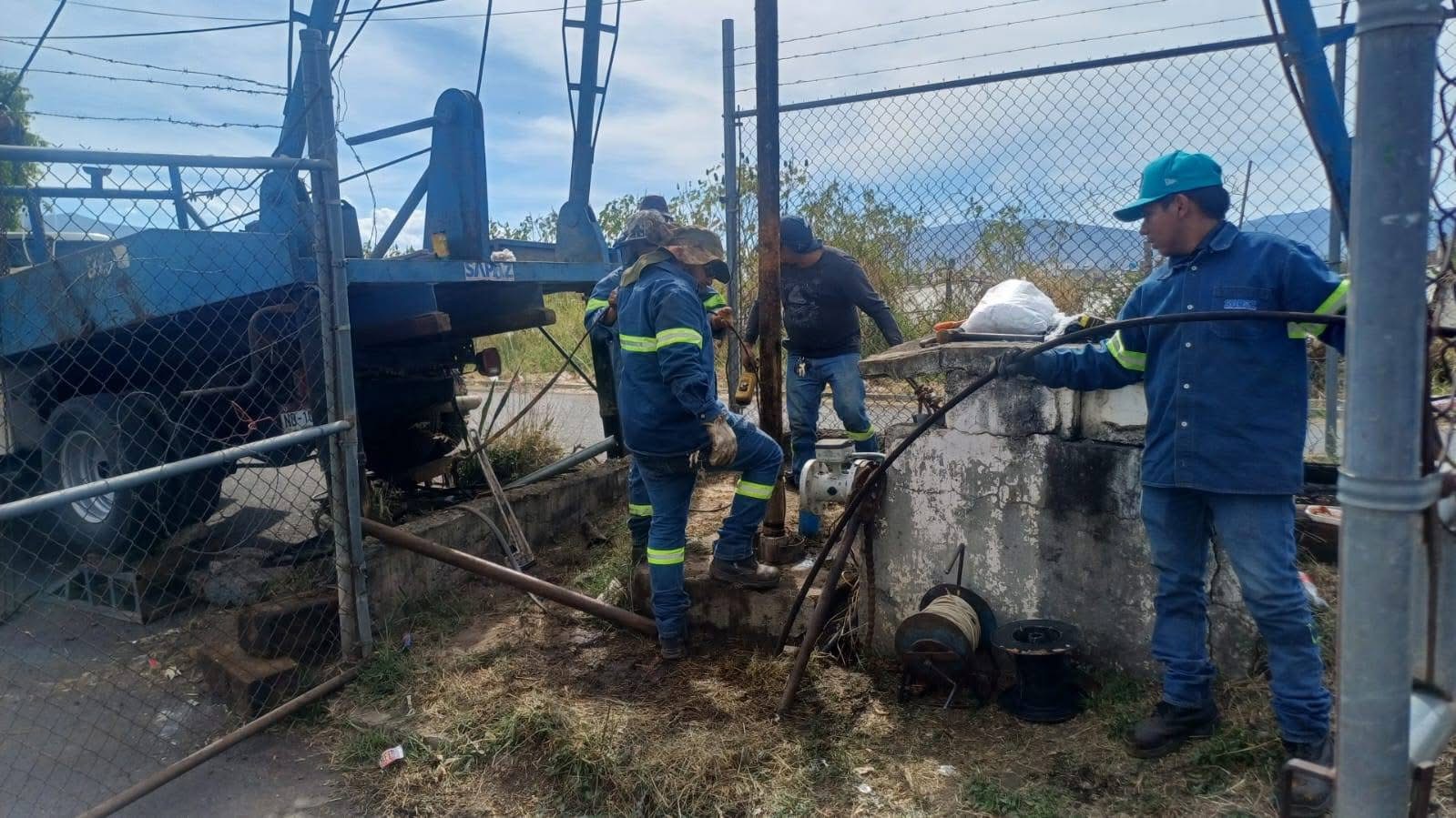 Realizan mantenimiento al equipo de bombeo en Villas Zamoranas