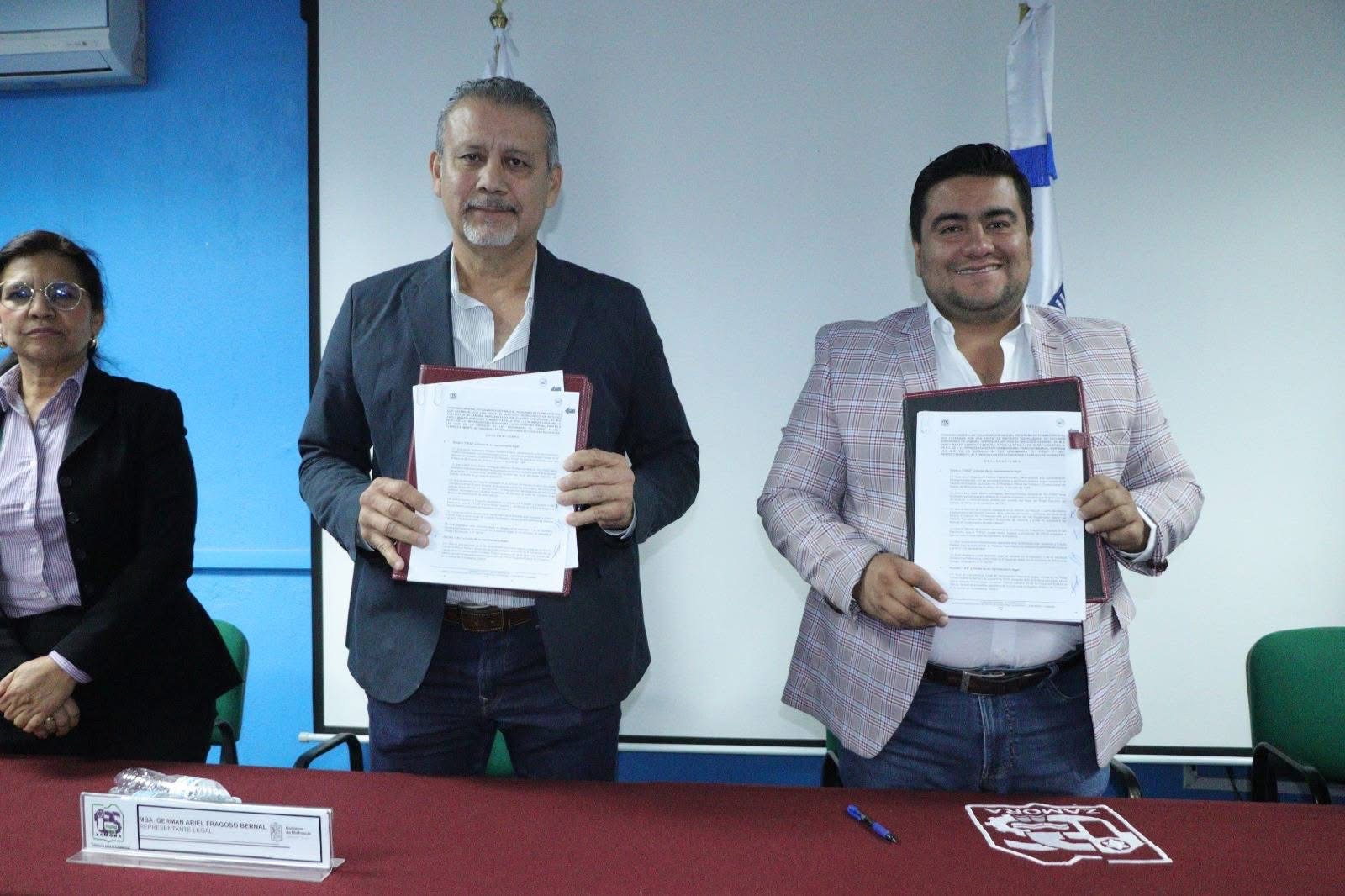 Tec Zamora y Latin Berry Licensing firman convenio de colaboración