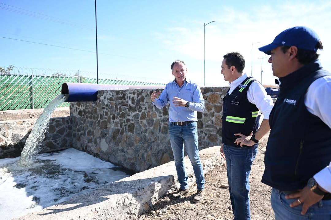 Carlos Soto realizó visita a la obra del Cárcamo Rinconada