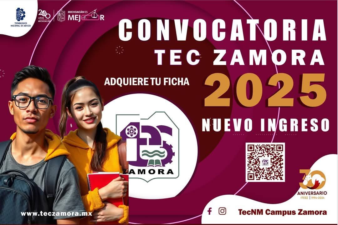 Ahora puedes iniciar tu proceso para ser parte de la gran comunidad del Tecnológico de Zamora.