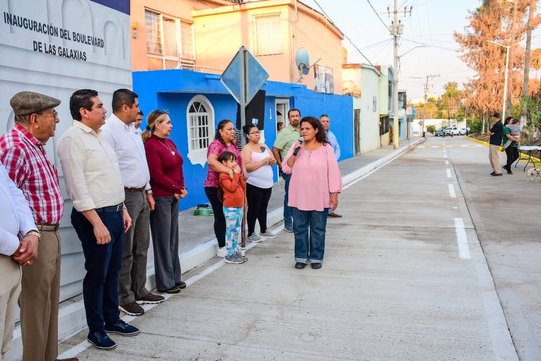 INAUGURAN REHABILITACIÓN DEL BOULEVARD DE LAS GALAXIAS