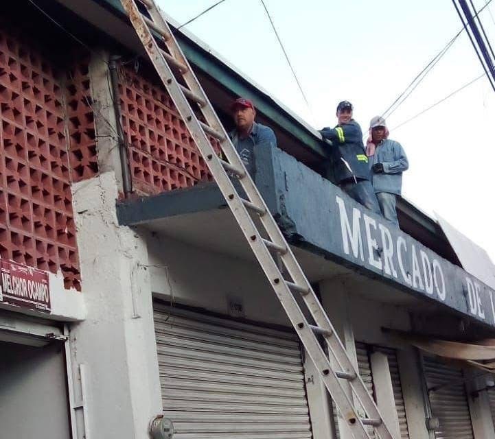 Gobierno Municipal realiza mantenimiento preventivo en el Mercado de Los Dolores
