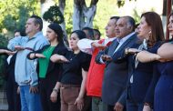 Conmemoran en Jacona el Día de la Bandera